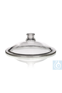 Deksel voor exsiccator met NS 24/29 hals, NW 100, flens Ø 153 x H 64 mm, passend voor serie 280...